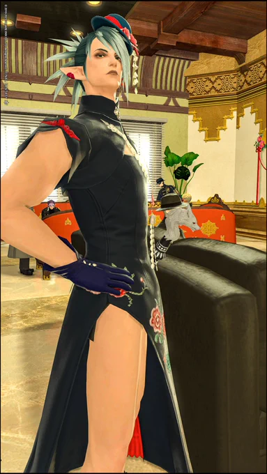 #mrrn_FF14 ご機嫌な若頭たちと脚技が華麗に決まりそうな美しい方〜!!