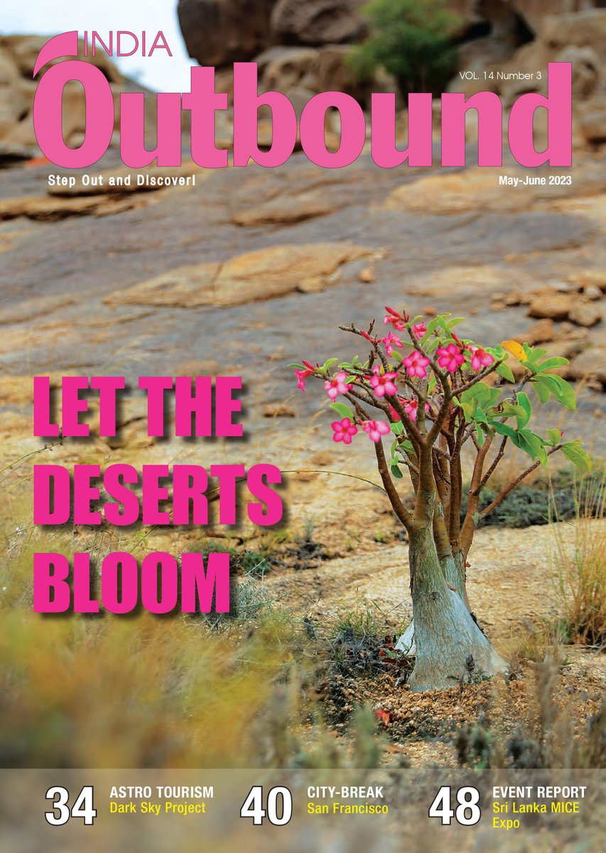 🌟👉🏽The May-June 2023 issue of 𝙄𝙣𝙙𝙞𝙖 𝙊𝙪𝙩𝙗𝙤𝙪𝙣𝙙 is out. 🔔Subscribe to our E-magazine here: t.ly/AEOJ @ATMDubai @tourismbh @ReunionTourisme @WestAustralia @RogerCookMLA @visitportugal @ClauMatias @TurismodeLisboa #IO #Indiaoutbound #IndiaoutboundMagazine