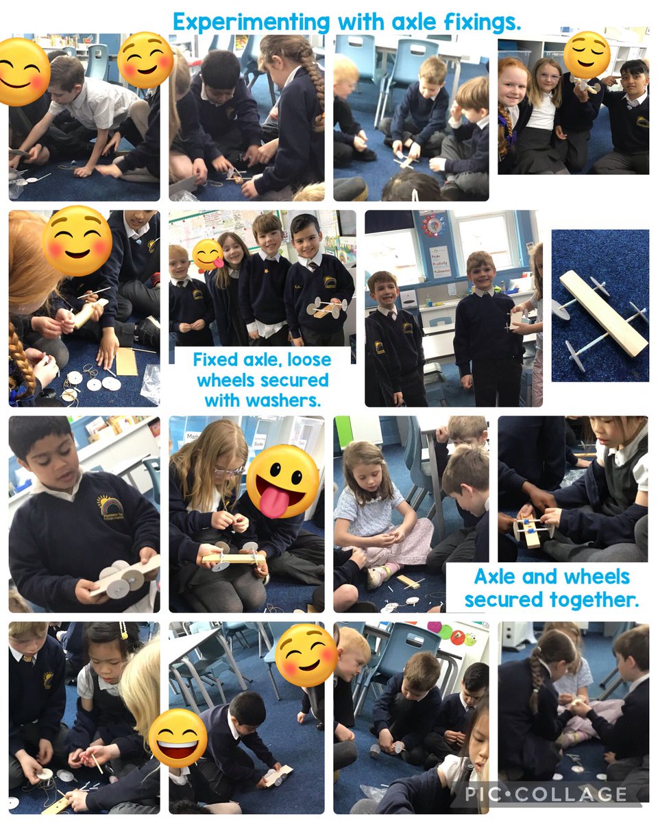 MRPAyear2A's tweet image. We had so much fun experimenting with axles in @MRPA_DesignTech this morning!