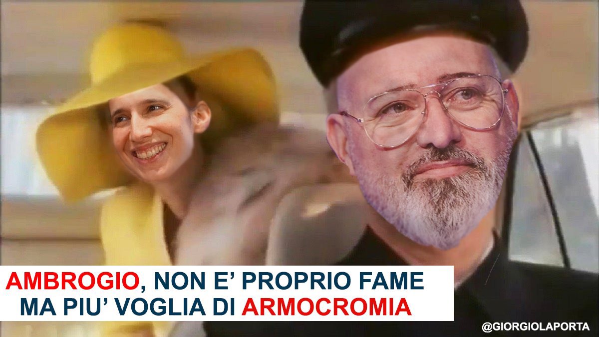 Ambrogio…….
#Schleim 
#armocromia 
#dirittoalleleganza