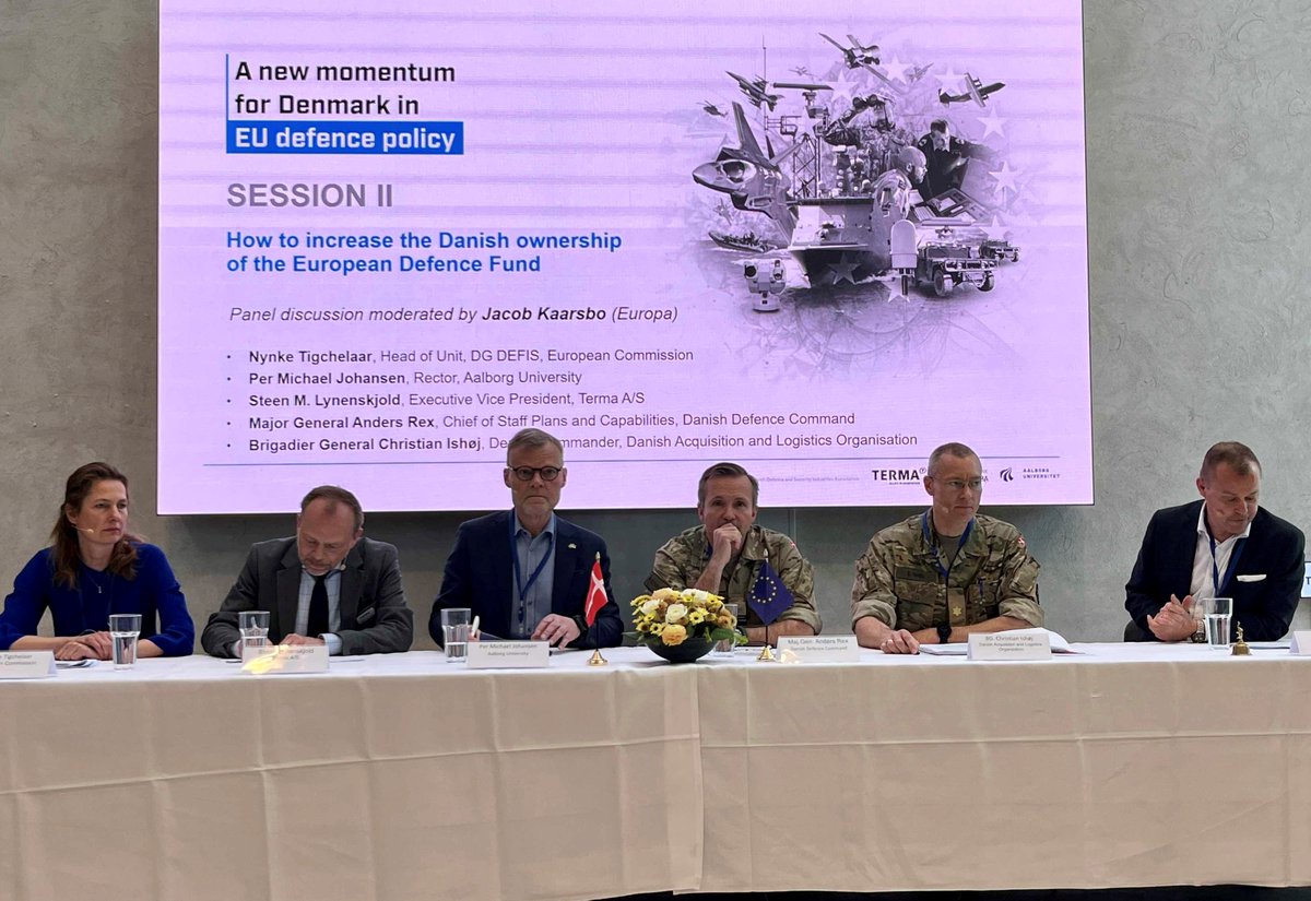 How to increase Danish ownership of the EU's defense fund? AAU provides research and develops technologies with leading industrial partners. Meaningful partnerships are essential for making an impact. AAU is ready to take on a larger role. Conference on #EUdefence policy #eudk