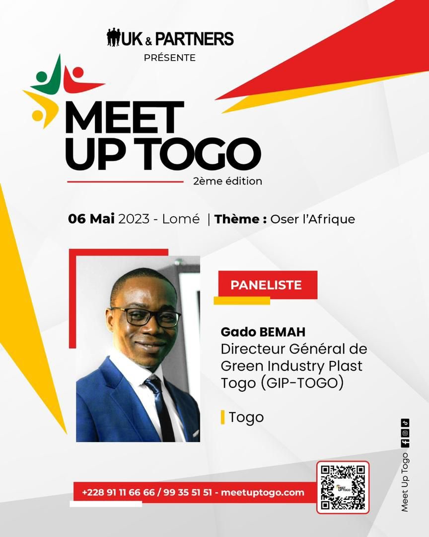 <a href="/BemahGado/">GIP Togo</a> est à la tête de Green Industry Plast Togo, l'une des principales entreprises de recyclage de plastique du pays. 

Il a été récompensé pour son engagement en faveur de l'environnement et du développement économique.