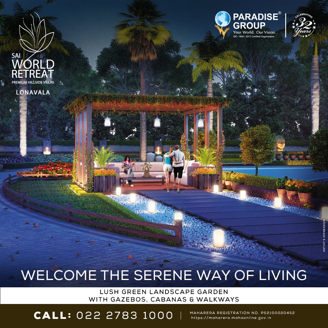 paradisegroupnm's tweet photo. Embrace a more relaxed way of living. Find your inner balance and harmony in our tranquil community at Sai World Retreat, Lonavala.
#ParadiseGroup #SaiWorldRetreat #RealEstate #DuplexVilla #PremiumVilla #HillView #3BHKPremiumDuplexVilla #Comfort #LuxuryAvenue #Lonavla #Amenities https://t.co/00LarT9UqM