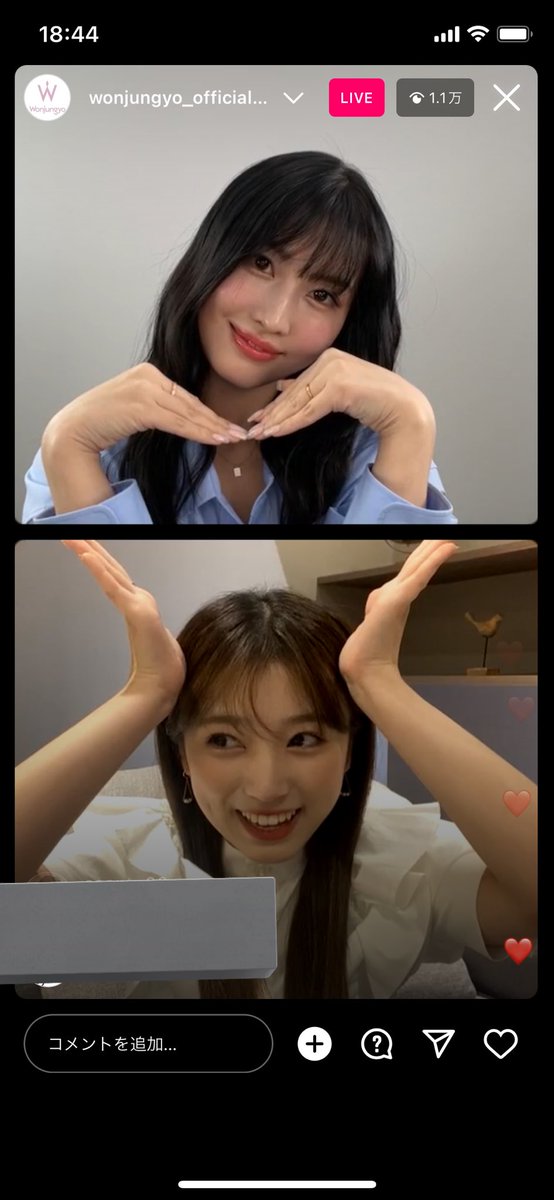 ねねねね、何が起こってるの？！？！
ももりんと奈子ちゃんがインスタライブ？！？！

どどどどーゆーことですか？