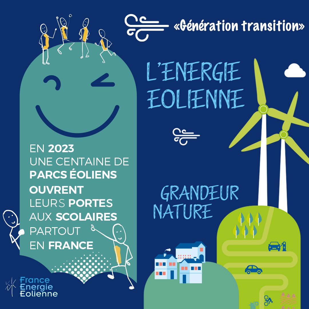 Q ENERGY participe à l'initiative #GénérationTransition organisée par <a href="/feeasso/">feeasso</a>. Nous recevrons les 2 et 4 mai sur les parcs éoliens de Marsanne et Mont de l'Ain plus de 200 scolaires pour une sensibilisation aux enjeux des énergies renouvelables et de la transition énergétique.