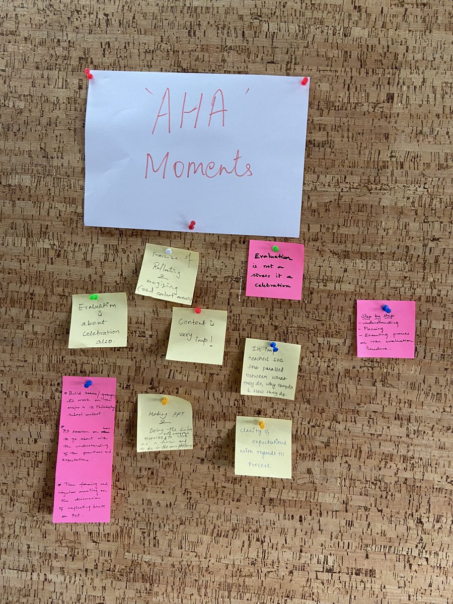 singhrima's tweet image. Engaged participants in the &apos;Planning for Programme Evaluation&apos; workshop sharing their learning and Aha moments #IBAPAC @ibpyp