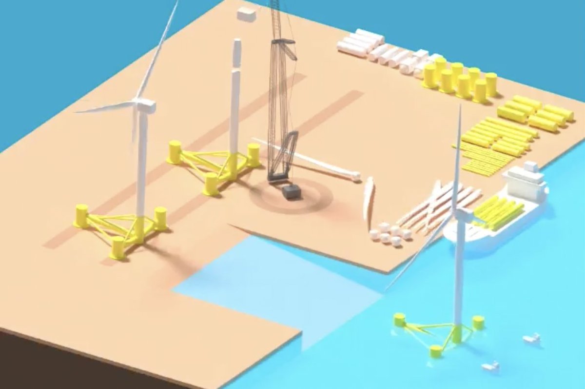 Wind pioneer Henrik Stiesdal unveiled a new floating wind installation method at @WindEurope’s annual event in Copenhagen that he claims could enable gigawatt-scale deployment from a single port in one season <a href="/stiesdalgroup/">Stiesdal</a> 
#windeurope2023 #offshorewind 
ow.ly/nwl450NZKkm