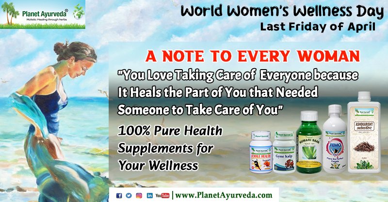 World Women's Wellness Day - Last Friday of April
#WorldWomensWellnessDay #WomensWellnessDay #WomensWellness #Health #Wellness #Healthcare #HealthyWoman #WomensHealth #FemaleHealth