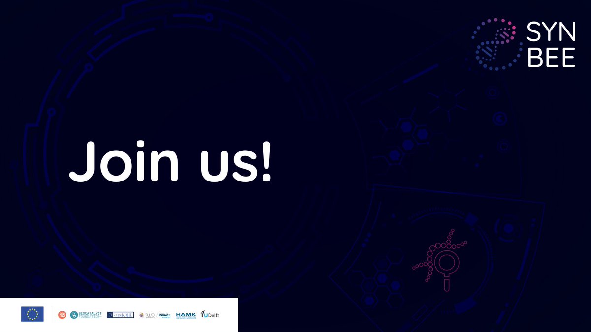 We are here to make a scalable impact in the area of #SyntheticBiology! Are you, too? Let's do it together!

👉bit.ly/3LzMxvR

🧬🧬🧬

#SYNBEE #EUInnovationEcosystems #HorizonEU #HorizonEurope #EUProject #SynBio #Research #Innovation #Entrepreneurship #Education