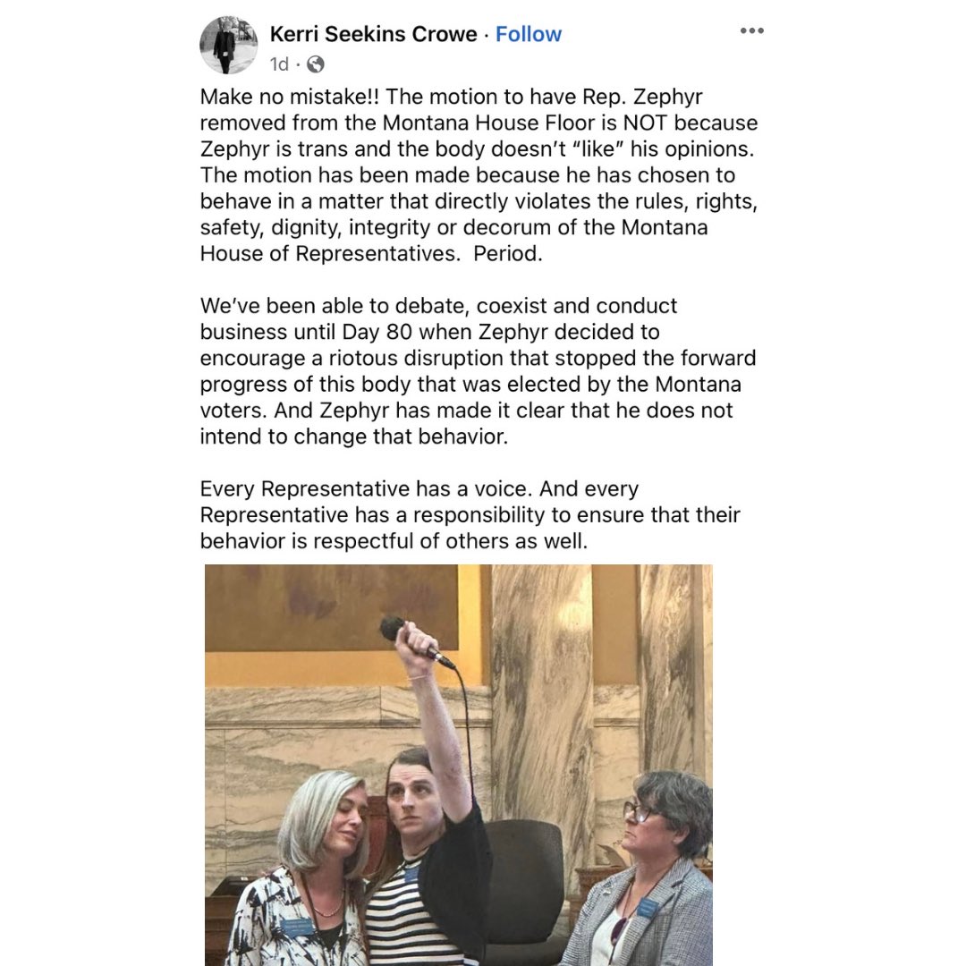 David Heath on Twitter "On Facebook yesterday, Montana Rep. Kerri