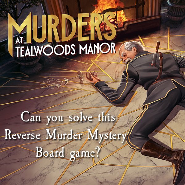 QuestSuppliers's tweet photo. Join us on May 14th for the Kickstarter of Murders at Tealwoods Manor!
Make sure you click the "Notify Me' on the prelaunch page to be the first to back this new and exciting Reverse Murder Mystery game.
https://t.co/ifg37vpTQ6
#cludeo #murdermystery #kickstarter #boardgames https://t.co/zWwvDvkKSh