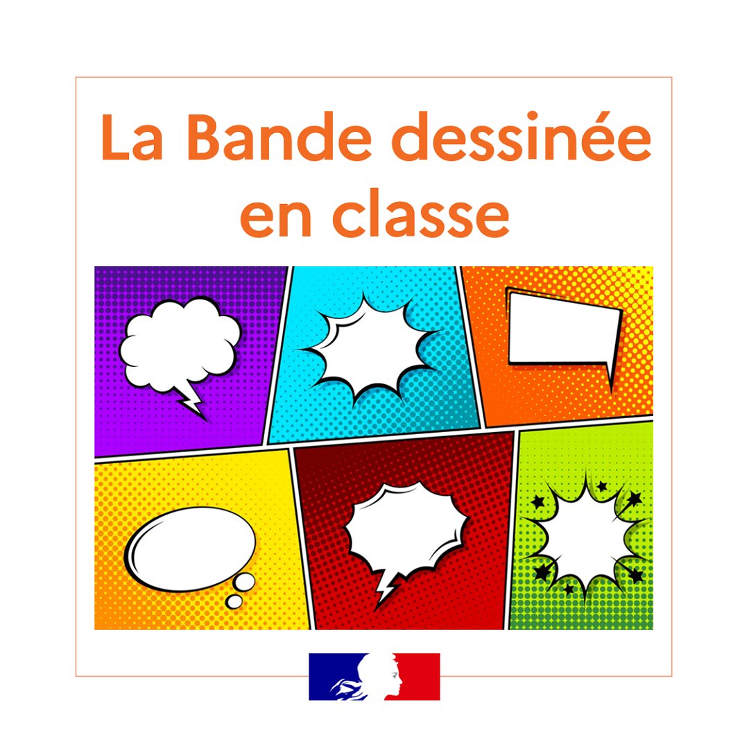 Eduscol's tweet photo. #VendrediLecture 📚 À la croisée de la littérature et des arts visuels, la bande dessinée permet aux élèves d'étudier le scénario, la narration, la planche et le dessin.
Pour accompagner le travail en classe, retrouvez les ressources @SNEedition @CiteBd ▶https://t.co/FCLTWFZ6Ev https://t.co/268cKoDyns