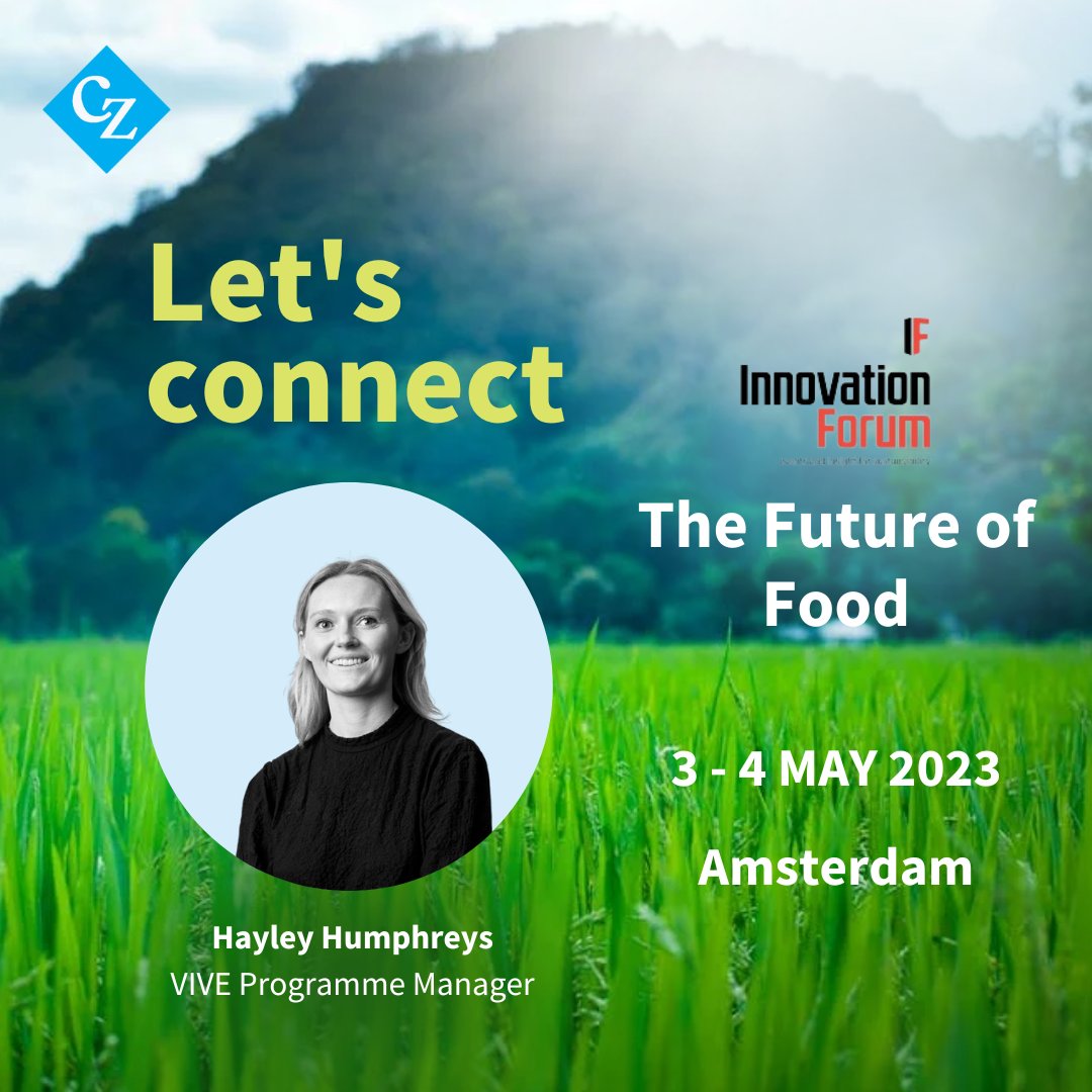 Are you one of 200+ key stakeholders in food, drink and agriculture attending The Future of Food, Amsterdam? Hayley Humphreys, VIVE Programme Manager, will be available to discuss the biggest opportunities for building resilient #foodsystems.
#sustainablefarming #fmcg
