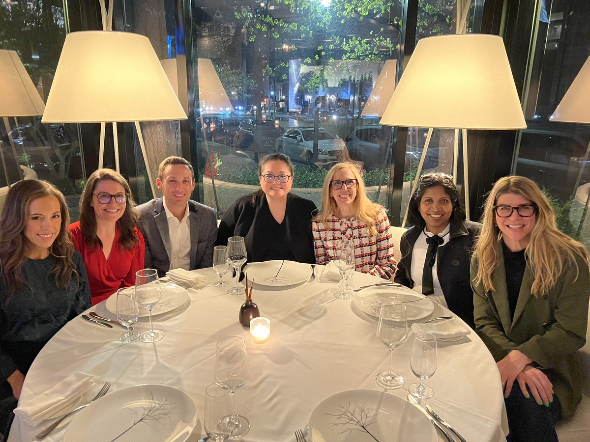 CarlaFisherMD's tweet photo. Our @IU_Surgery dinner @ASBrS   So proud of the team we have created of staff, fellows, and future breast surgeons. #ASBrS23 https://t.co/KwbOOA9HX4