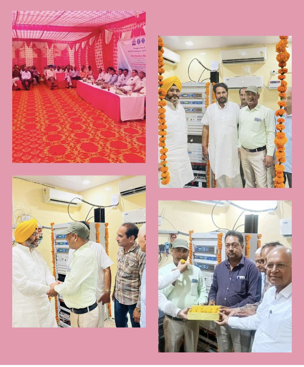 SandhuTejdeep's tweet photo. आज माननीय प्रधानमंत्री श्री नरेंद्र मोदी जी के द्वारा सूरतगढ़ व श्रीकरणपुर (जिला श्रीगंगानगर) समेत देश के कुल 91 एफ एम ट्रांसमीटर का वीडियो कांफ्रेंसिंग के माध्यम से उद्धघाटन किया गया। इस उपलक्ष्य में श्रीकरणपुर में आयोजित कार्यक्रम में शामिल होने का सौभाग्य मिला।@VasundharaBJP https://t.co/9ap9JPa6dP