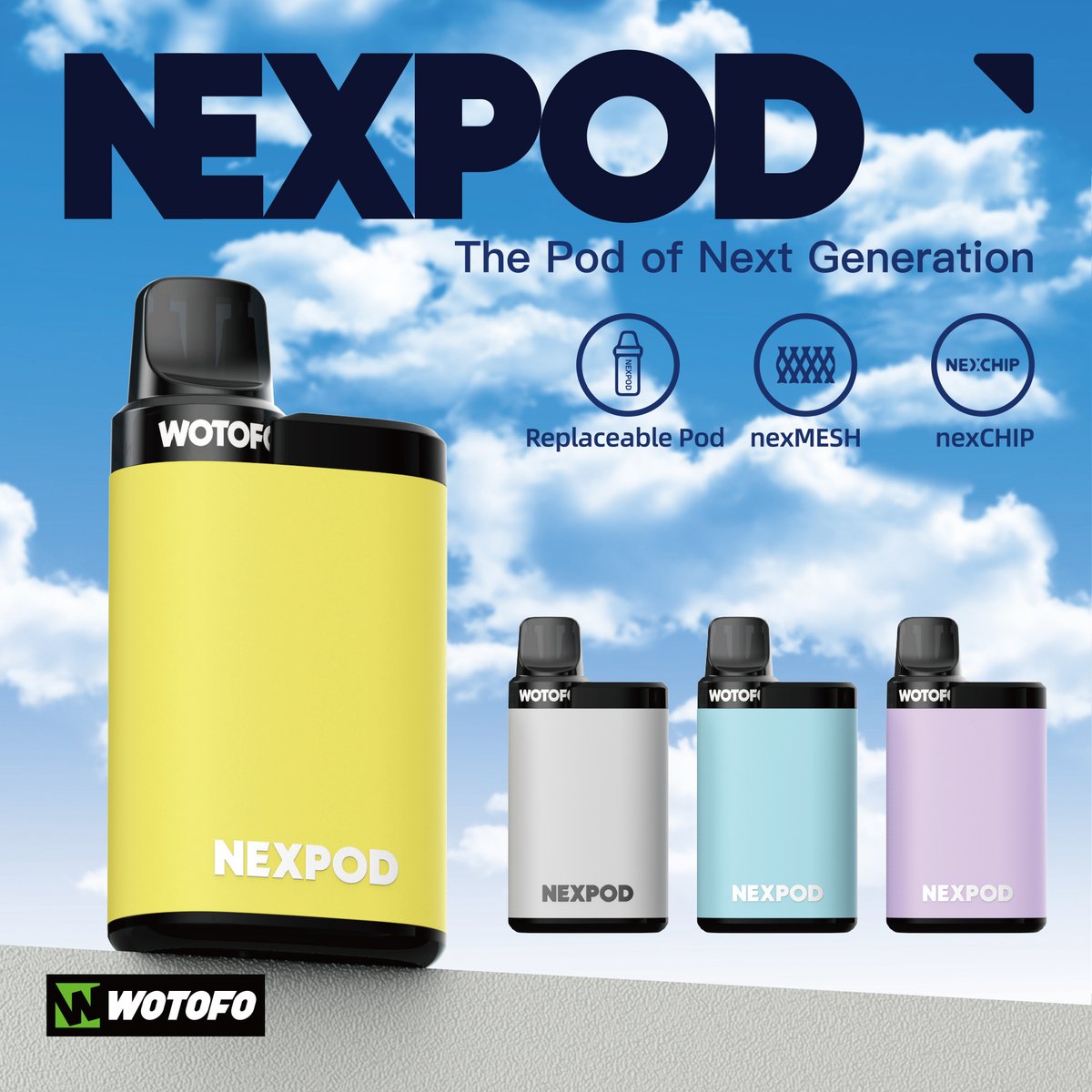 wotofoofficial's tweet photo. Wotofo nexPOD
As you can imagine, there's no vape wotofo can't make
https://t.co/gsQMGv6v7B
#vape #wotofo #nexpod #podvape #color #nexmesh #nexchip #puffs https://t.co/p8rKTuDrB4