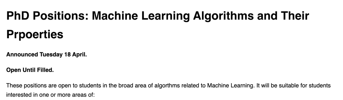 #PhDposition at U. Edinburgh on #MachineLearning #Algorithms #Security #privacy.  See details at: homepages.inf.ed.ac.uk/rsarkar/positi…