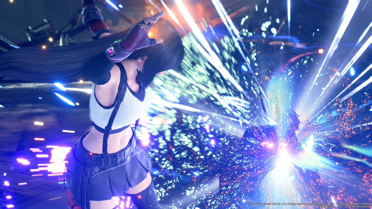 EmmaArundell's tweet photo. Donโt mess with Tifa๐โค๏ธ
#FinalFantasyPhotoFriday #FinalFantasyVIIRemake #FF7R #TifaLockhart #ใใฃใใก #Reno #ใฌใ #ChiTrap #VirtualPhotography #PS5Share https://t.co/bAbR1XnLHQ