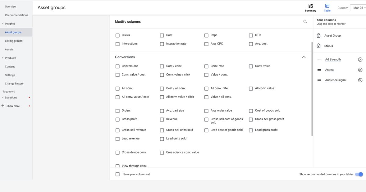 💥 ¡Súper novedad para Performance Max en #GoogleAds! 💥 En algunas cuentas ya están disponibles las métricas de rendimiento a nivel de grupos de recursos 🤓 #SEM #PPC