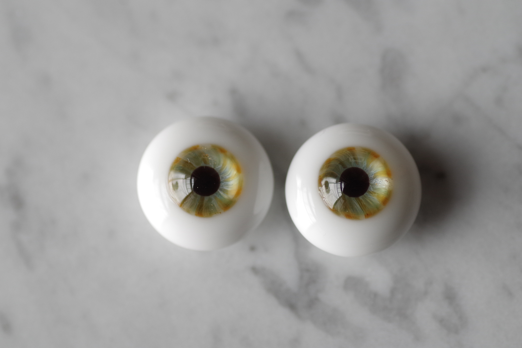 golem様製 グラスアイ 約18mm GOLEM 安い グラスアイ 18mm グリーン系 ドール用グラスアイ eye