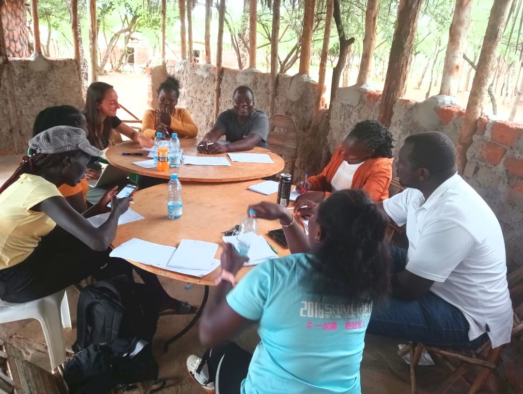 irep_foundation's tweet photo. At #IRepfoundation we believe in #teamwork and creating these bonds through #teambuilding is very beneficial. We are happy we all enjoyed this special day as colleagues at Kitalakapel Pokot Boma resort. This included a 10KM walk from Makutano town #One_finger_cannot_lift_a_pebble https://t.co/xtLccSvuxg