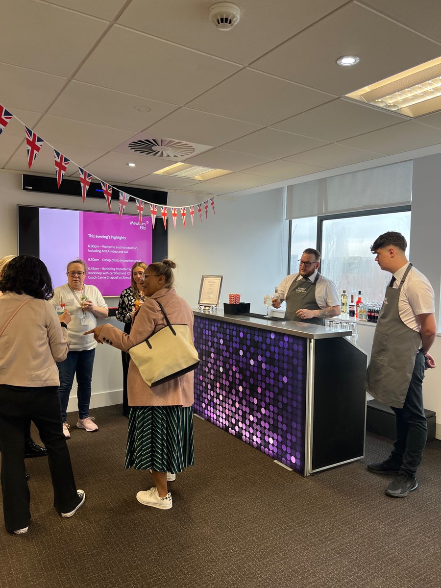 MewburnEllisLLP's tweet photo. Last night we held our @AIPLA Women in IP Global Networking Event hosted by Lucy Coe and Victoria Coleman at our #Manchester office, it was a fantastic evening. Thank you to all our attendees and to @OpenKitchenMCR, @jcocktail10 and @StretchingCity.
#WIPNE #womeninIP #AIPLA https://t.co/pklxT3JRwh