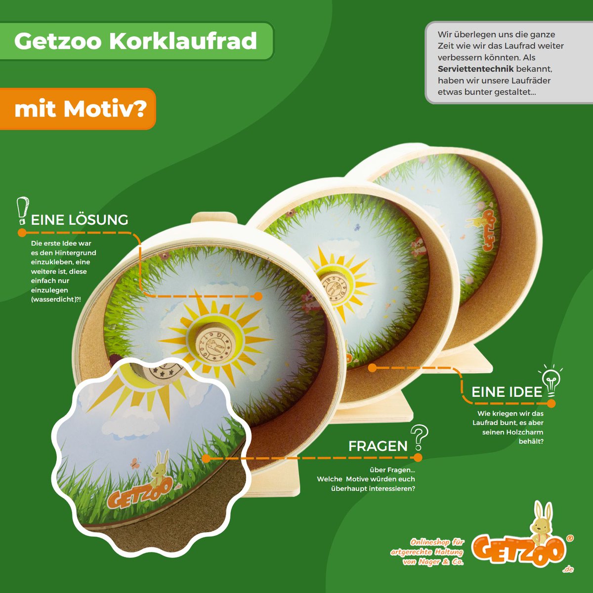 getzooshop's tweet photo. Wir überlegen uns die ganze Zeit wie wir das Laufrad weiter verbessern könnten. Als Serviettentechnik bekannt, haben wir unsere Laufräder etwas bunter gestaltet...
Die ersten Exemplare gibts schon im Shop zu kaufen, wir werden die Idee weiter verfolgen.
#getzoo #getzooshop https://t.co/foYA7sgKx6