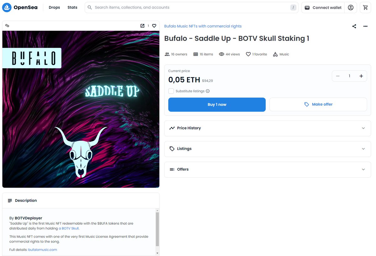 🎵 Cas d'usage concret d'un Music NFT : gérer les droits d'utilisation commerciale de sons, en lien direct avec l'artiste et opéré de façon transparente (notamment pour automatiser le reporting <a href="/sacem/">Sacem</a>). 

C'est ce que j'ai mis en place pour <a href="/bufalomusic/">Bufalo / bufalomusic.eth</a>, DJ #1 dans <a href="/decentraland/">Decentraland</a>.