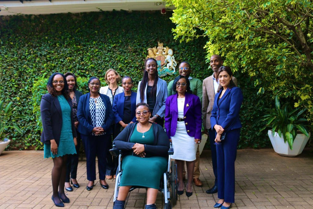 A day well spent with Patience Achieng' who shadowed me yesterday as part of our 🇬🇧 &amp; 🇰🇪 ‘Ambassador for a day’ programme.

She interacted with some of our programme partners on disability &amp; gender inclusion in the workplace. 

Thanks to <a href="/britchamken/">BritishChamberKenya</a> for making this day possible.