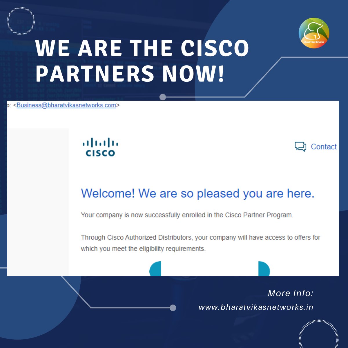 As a registered #Ciscopartner, we offer top-of-the-line networking devices and products like #SDN, #wireless #WiFi6, #Meraki, and many more, combined with outstanding customer service and competitive pricing. 
By partnering with us, you can revolutionize your #networking.