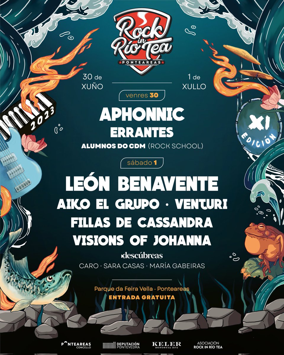 ESTE É O CARTEL DO ROCK IN RIO TEA 2023 ✨🌿
