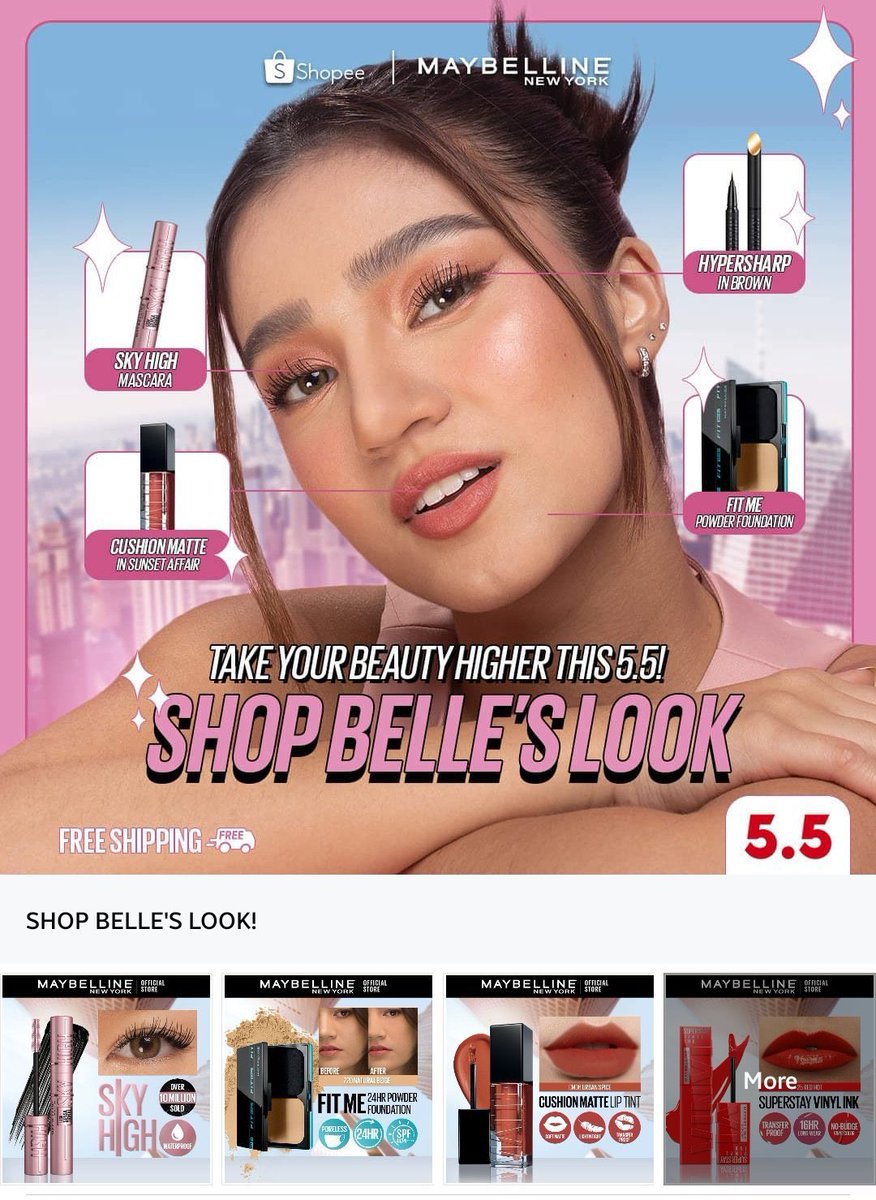 dbsolace's tweet photo. Go get yours now! Check out! Let's show our massive support by purchasing the Maybelline Sky High Waterproof Mascara. 

FINALLY ITS MAYBELLEINE

#MaybellineSkyHighPH​ #MaybellinePH
#BelleMariano https://t.co/w88sQFEIop