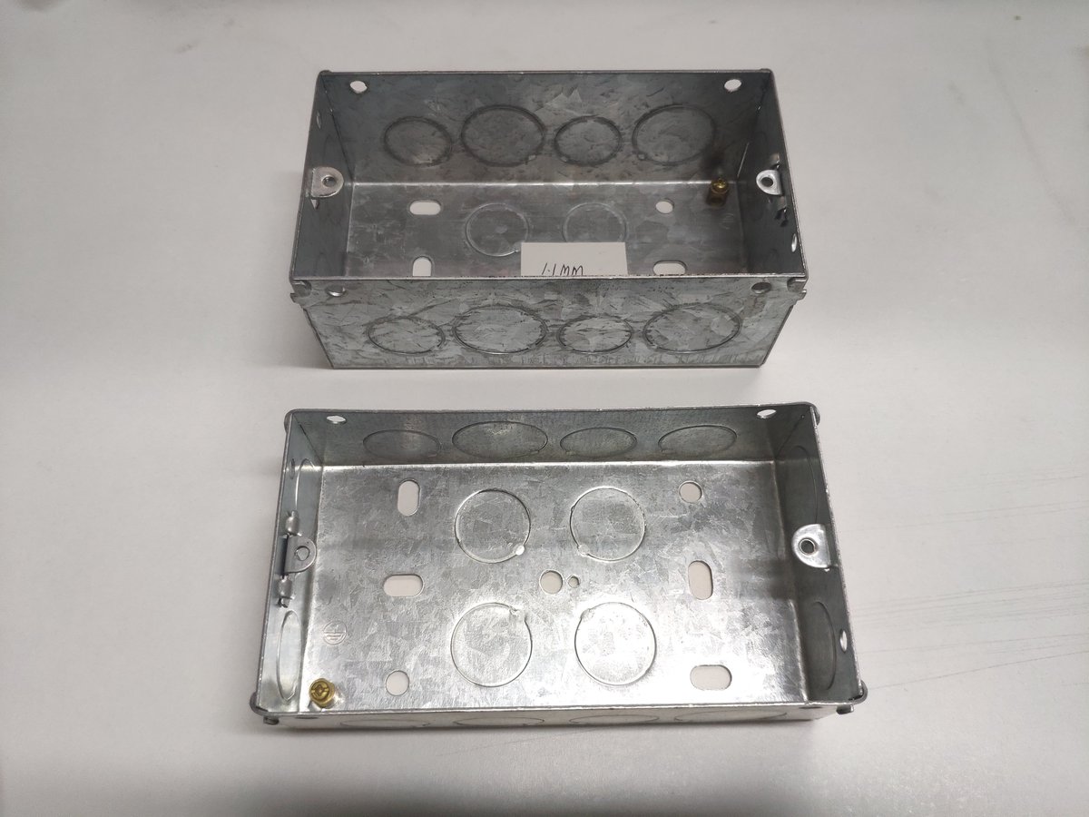 CSHONEST2020's tweet image. GI switch and socket box
-Material: steel with galvanized surface
-3*3, 3*6
-16mm, 25mm,35mm,47mm
#switchandsocketbox #GIbox