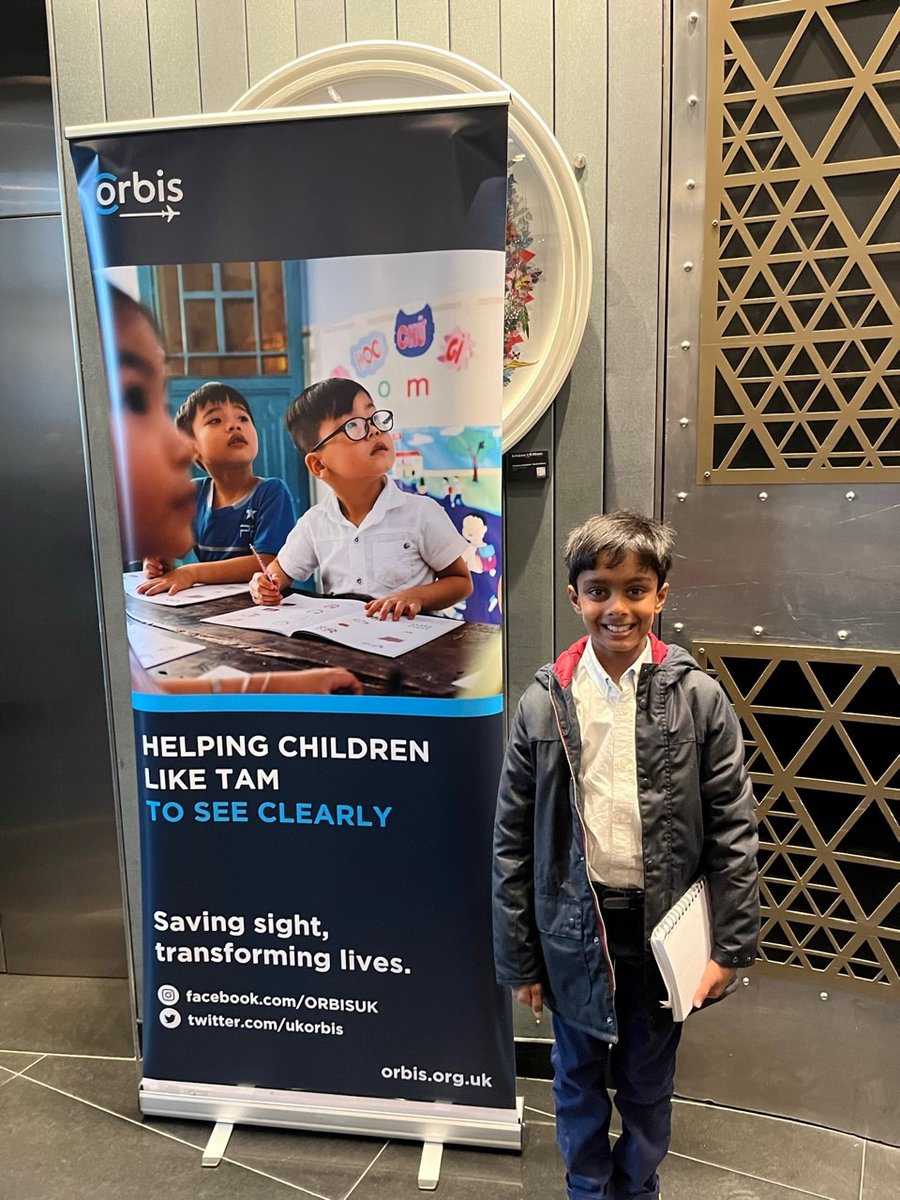 Veer in #Year4 attended a reception in London where he met HRH the Duchess of Edinburgh along with some prominent leading eye surgeons & patrons of Orbis, an international charity in the global fight against avoidable blindness @ukorbis #learningforlife #blindness