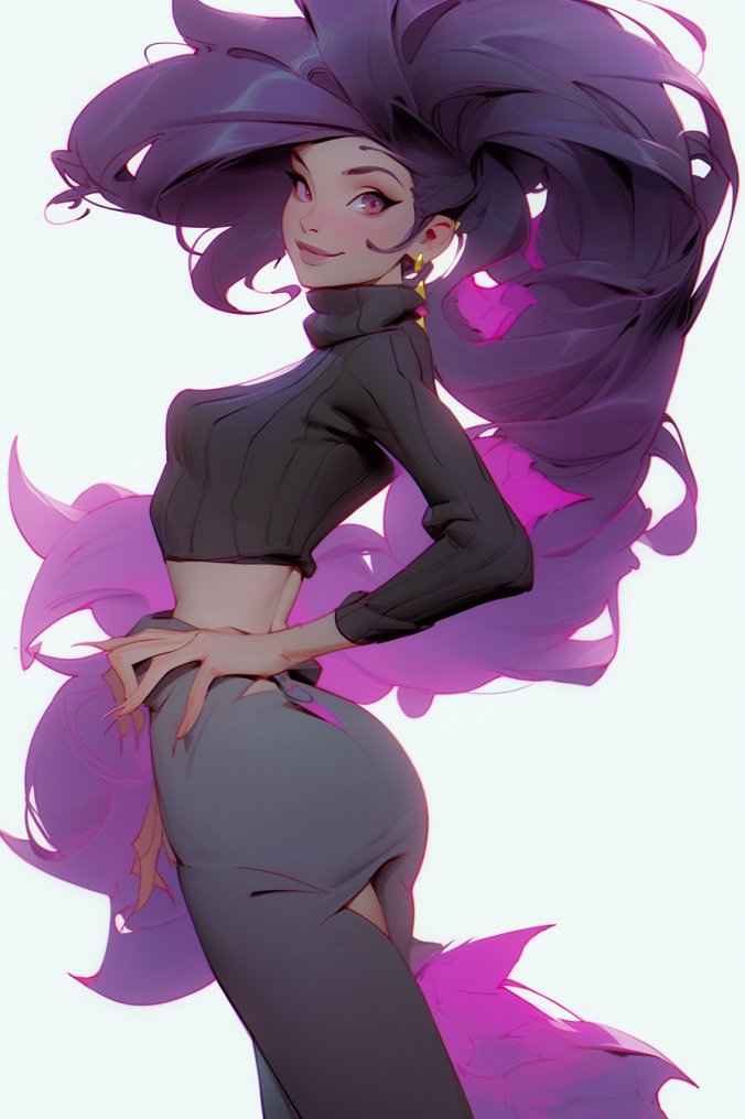 imaginesmthin's tweet photo. Remember the embodiment of evil and beauty? You guessed it - she's back!
Something suggests me that niji 5 is not especially good at coming up with women figures.
#midjourneyv5 #midjourney #MidjourneyAI #midjourneyart #aiart #nijijourney https://t.co/LYaUyFWobW