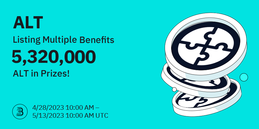 Alphabet (ALT) @Alphabetbsc has been listed on #BitMart 🎉

To celebrate the listing of $ALT, we are giving away 5,320,000 ALT in our Social Media Airdrops, Buy &amp; Win, Trading Competition and Trade to Share events!

Learn more ➡️ support.bitmart.com/hc/en-us/artic…