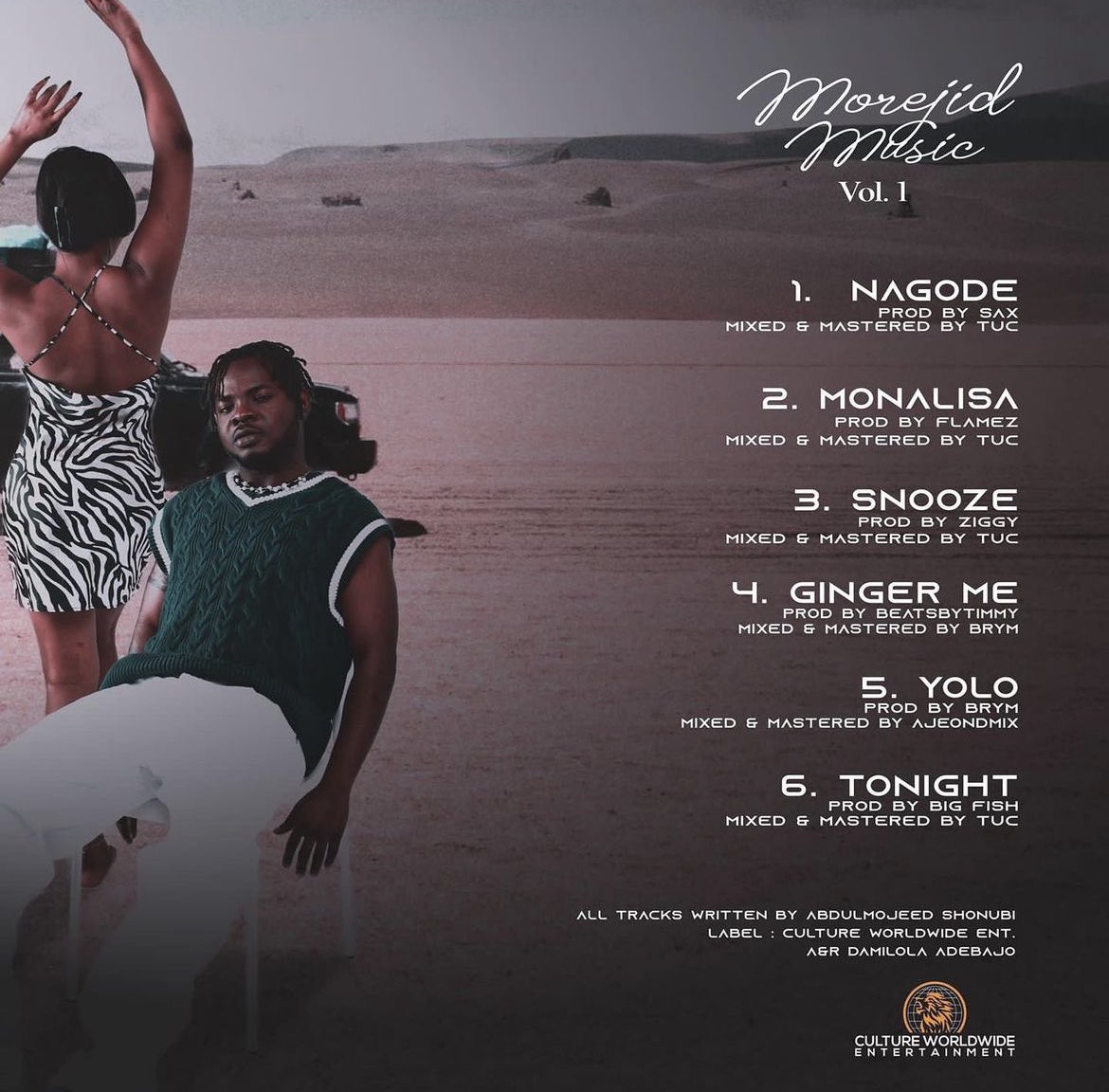onetownboy's tweet photo. I’m glad to have worked on this project #MorejidMusicVol1 🖤🎧 https://t.co/z4wAE6lEgD