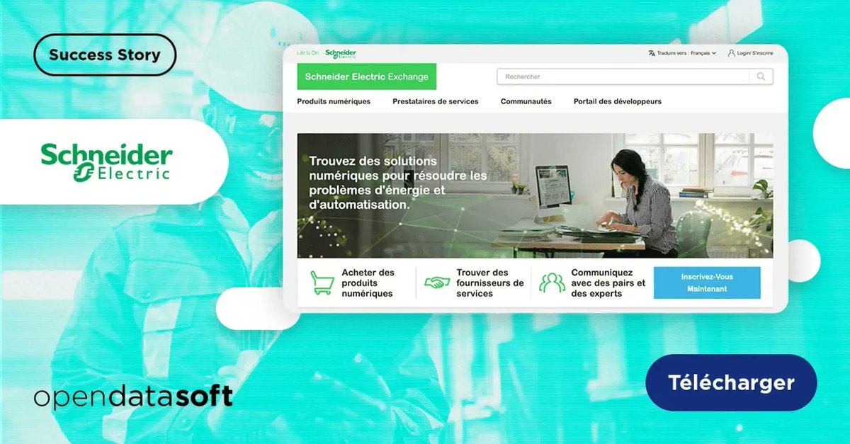 huwise_fr's tweet image. Le #ServiceData &quot;EcoStruxure Facility Expert Data API&quot; permet aux partenaire de Schneider Electric de collecter facilement des données #IoT pour les réutiliser dans le cadre de leurs projets.
Plus d&apos;infos dans notre Success Story avec @SchneiderElecFR 👉 buff.ly/3TwcGPe