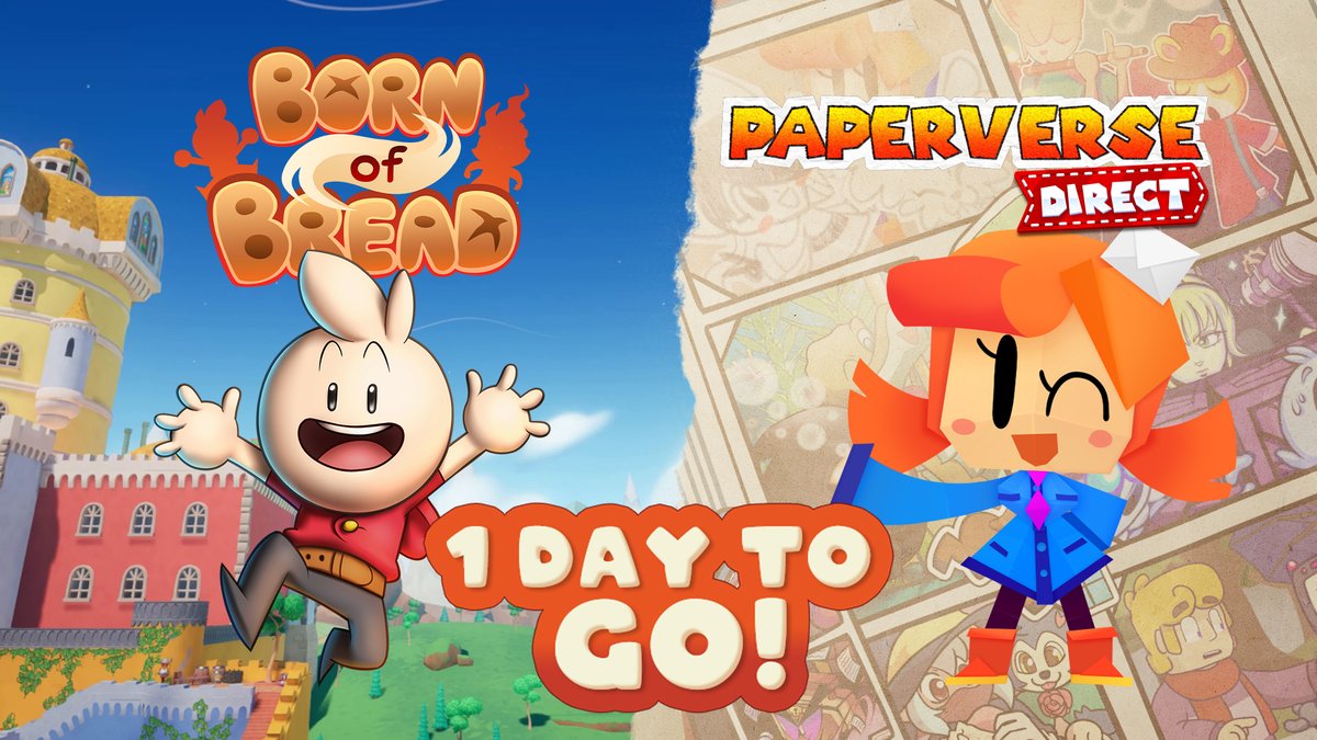 DearVillagers's tweet photo. Loaf and his friends make a short stop on their adventure to take part in the Paperverse Fest! 🎉 
Come celebrate with the #BornofBread crew!

🍞 Bready (be ready… you got it?) to watch a brand-new trailer!

@wildartsdevs #paperverse #rpg  @paperverse #Papercommunity #indiedev https://t.co/K7pGjx4pE4