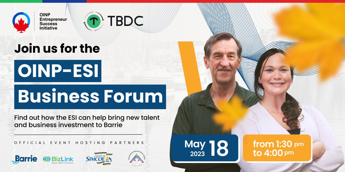 Calling all immigrant #entrepreneurs! The Entrepreneur Success Initiative is designed to empower qualified international entrepreneurs like you, who dream of establishing a thriving business or taking an existing one to new heights. Register today: bit.ly/3VccxBH #Barrie