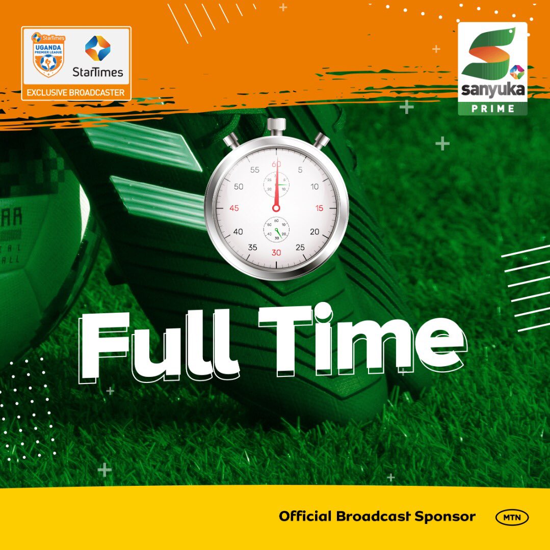 #ONDUAHSC | FT’ | The referee brings the match to a close.

@OnduparakaFC1 2-2 @Arua_Hill 

#StarTimesUPL | #MTNUgFootball

#SanyukaPrimeUpdates