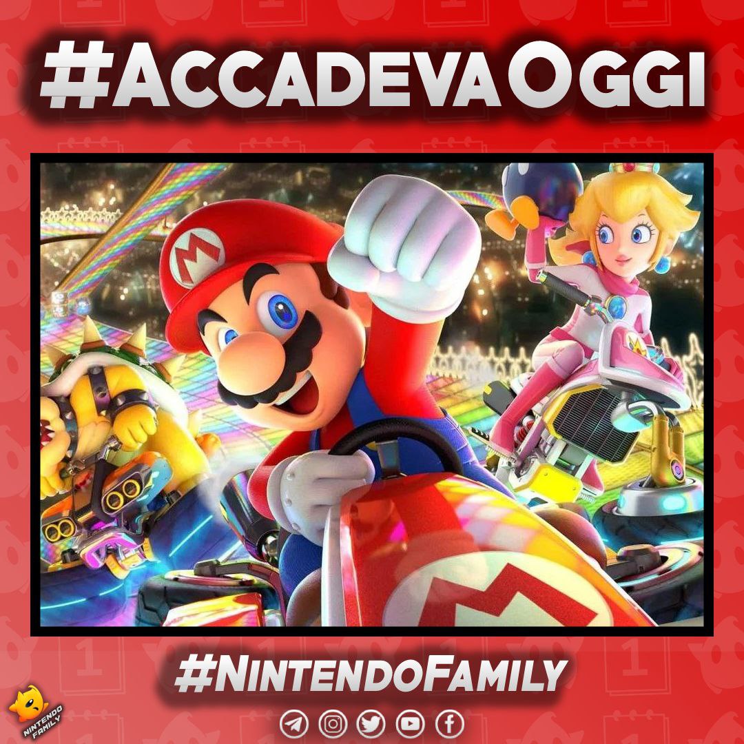 NintendoFamily_'s tweet photo. 📝 #AccadevaOggi

Mario Kart 8 Deluxe arrivava su Nintendo Switch.

📅 DATA: 28 aprile 2017

https://t.co/OtaTtWkGVc https://t.co/TETbhGllrh