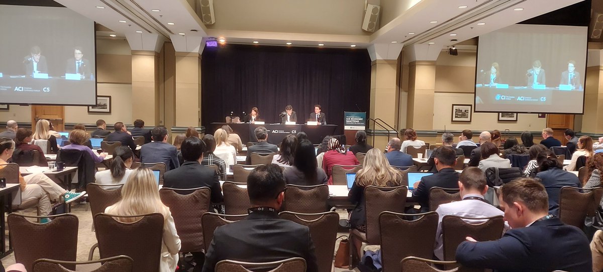 This year's 17th Annual Flagship Conference on U.S. Economic Sanctions Enforcement and Compliance was a hit! Thank you to all who joined us for these much-anticipated discussions and brainstorming sessions. ow.ly/c00P50NYkiK #ACI #EconomicSanctions