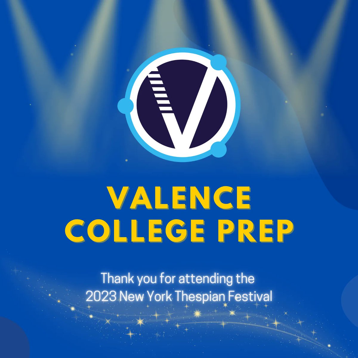 Tomorrow is the 2023 New York Thespian Festival! 🎭 🤩 We are excited to see Valence College Prep. We hope you enjoy the day! 😍 

#newyorkthespians #nythespians #thespiansociety #thespians #thespian #thespy #NYThespianFestival2023