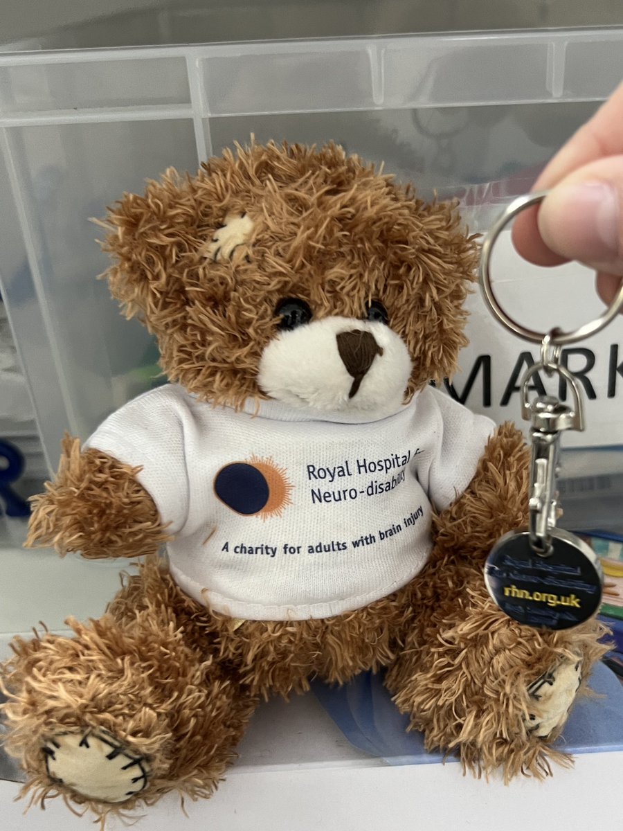 Thank you <a href="/RHNuk/">Royal Hospital for Neuro-disability</a>, the MDT and my PE for an A M A Z I N G last #SLT2B placement! 

They have created a safe and supportive space for me to learn, be creative, deliver and reflect on my therapy sessions to the adult population with Acquired Brain Injury.

(Ft. Cutest RHN merch 🧸)