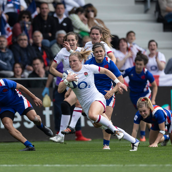 It’s time for Le Crunch 💪.  Tomorrow, the <a href="/EnglandRugby/">England Rugby</a> Red Roses make history by competing for the #TTW6N Grand Slam in front of a record-breaking crowd 💥. Show your support and tune in to BBC2 @ 1pm #WearTheRose #ENGvFRA