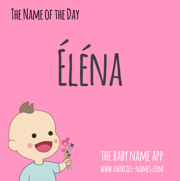 CharliesNames's tweet image. 🔍 Find more beautiful names with your partner and the baby name app charlies-names.com or 📗 read more about the name Éléna on charlies-names.com/en/éléna/

#name #babyname #names #nameideas #namesearch #pregnant #baby #parenting #Éléna #girlnames #girlname #babygirl #girlmom