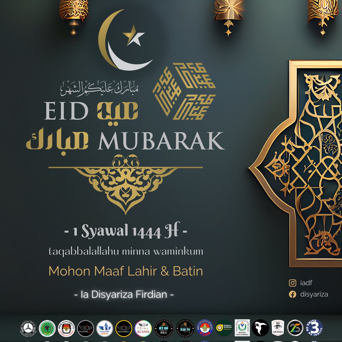 iadf's tweet photo. Taqabbalallahu minna waminkum https://t.co/OHkZUxPLB9