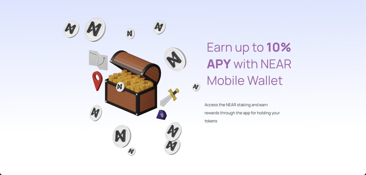 NEARMobile_app's tweet photo. ๐ฒ https://t.co/6h7yOsyhPN is ๐ and running ๐ก #NEAR
Send ๐ซ $NEAR assets ๐ฌ
Stake ๐ฅฉ๐ฅ๐ชตโป๏ธ
Create ๐ทโโ๏ธ
& access ๐ multiple accounts ๐ฅ with #HDWallets ๐ฅ๐งง: https://t.co/2PZYe8JTzS
๐ซกWe are working to bring you #Dapp SignIn integration and On/Off-Ramp ASAP!
๐Keep supporting ๐งจ๐
#NEARistheBOS #NEARisNOW