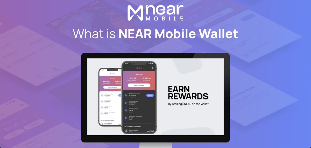 NEARMobile_app's tweet photo. ๐ฒ https://t.co/6h7yOsyhPN is ๐ and running ๐ก #NEAR
Send ๐ซ $NEAR assets ๐ฌ
Stake ๐ฅฉ๐ฅ๐ชตโป๏ธ
Create ๐ทโโ๏ธ
& access ๐ multiple accounts ๐ฅ with #HDWallets ๐ฅ๐งง: https://t.co/2PZYe8JTzS
๐ซกWe are working to bring you #Dapp SignIn integration and On/Off-Ramp ASAP!
๐Keep supporting ๐งจ๐
#NEARistheBOS #NEARisNOW